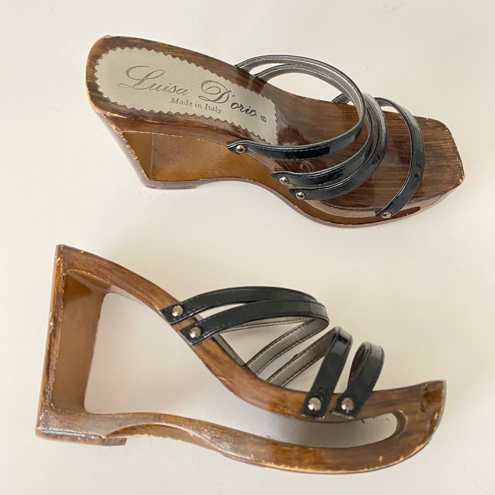 Luisa Dorio Italian cutout heels